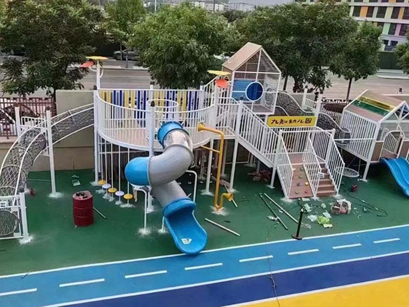 幼儿园室外攀爬廊架