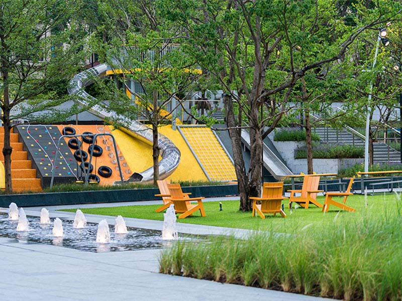 公园儿童无动力游乐设备