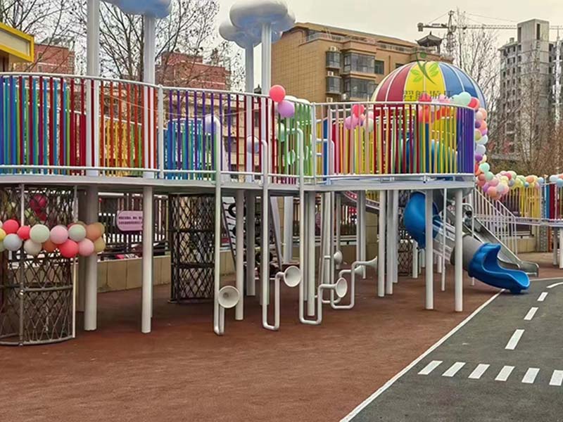 幼儿园户外大型玩具攀爬廊架