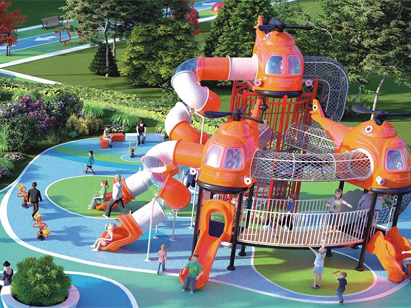 幼儿园组合攀爬滑梯