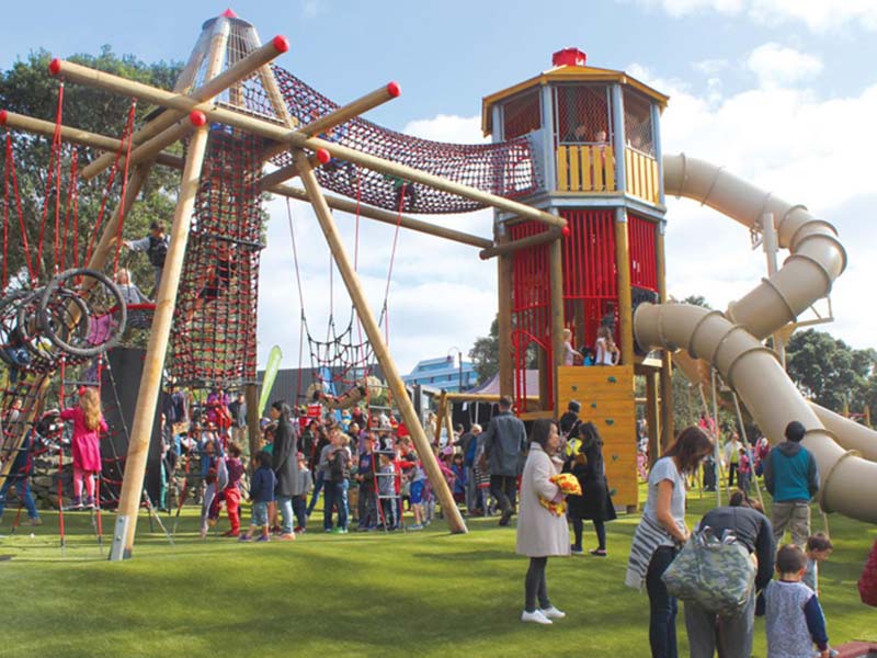 户外儿童组合爬网