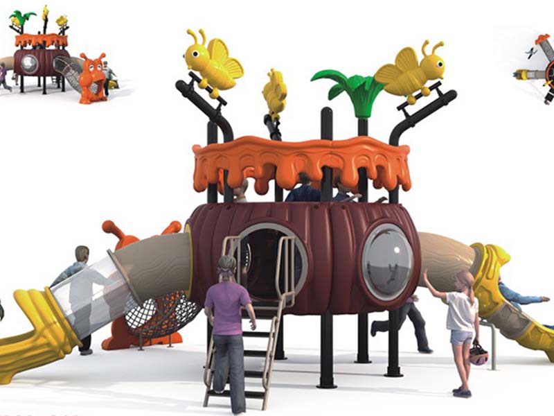 幼儿园攀爬滑梯