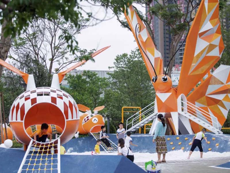 蝴蝶户外非标游乐设备