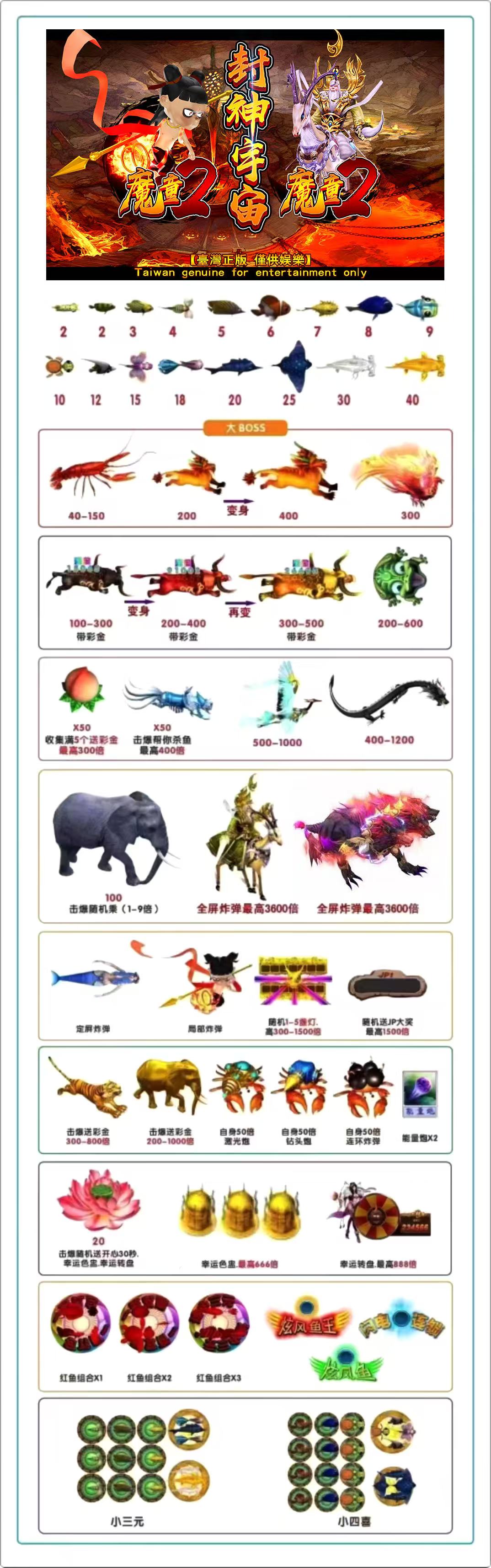 《魔童2封神宇宙（连线/平面）》游戏机
